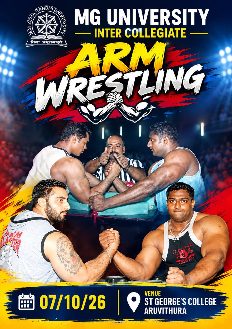 MG University Inter Collegiate Arm Wrestling